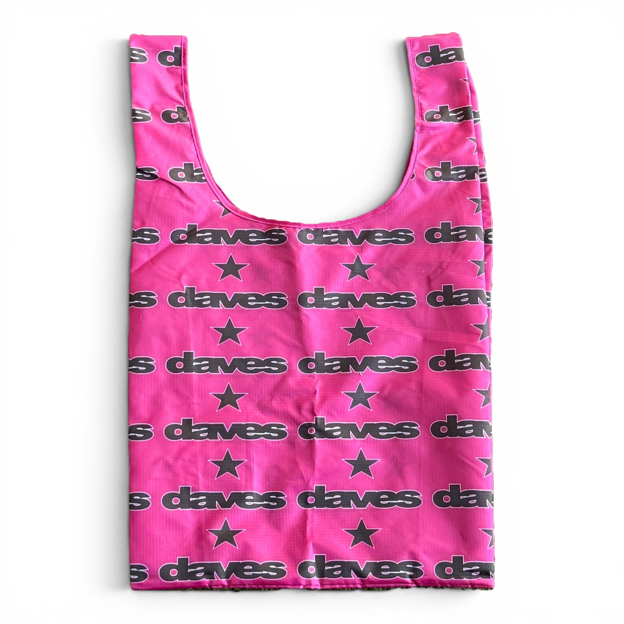 pink star tote bag