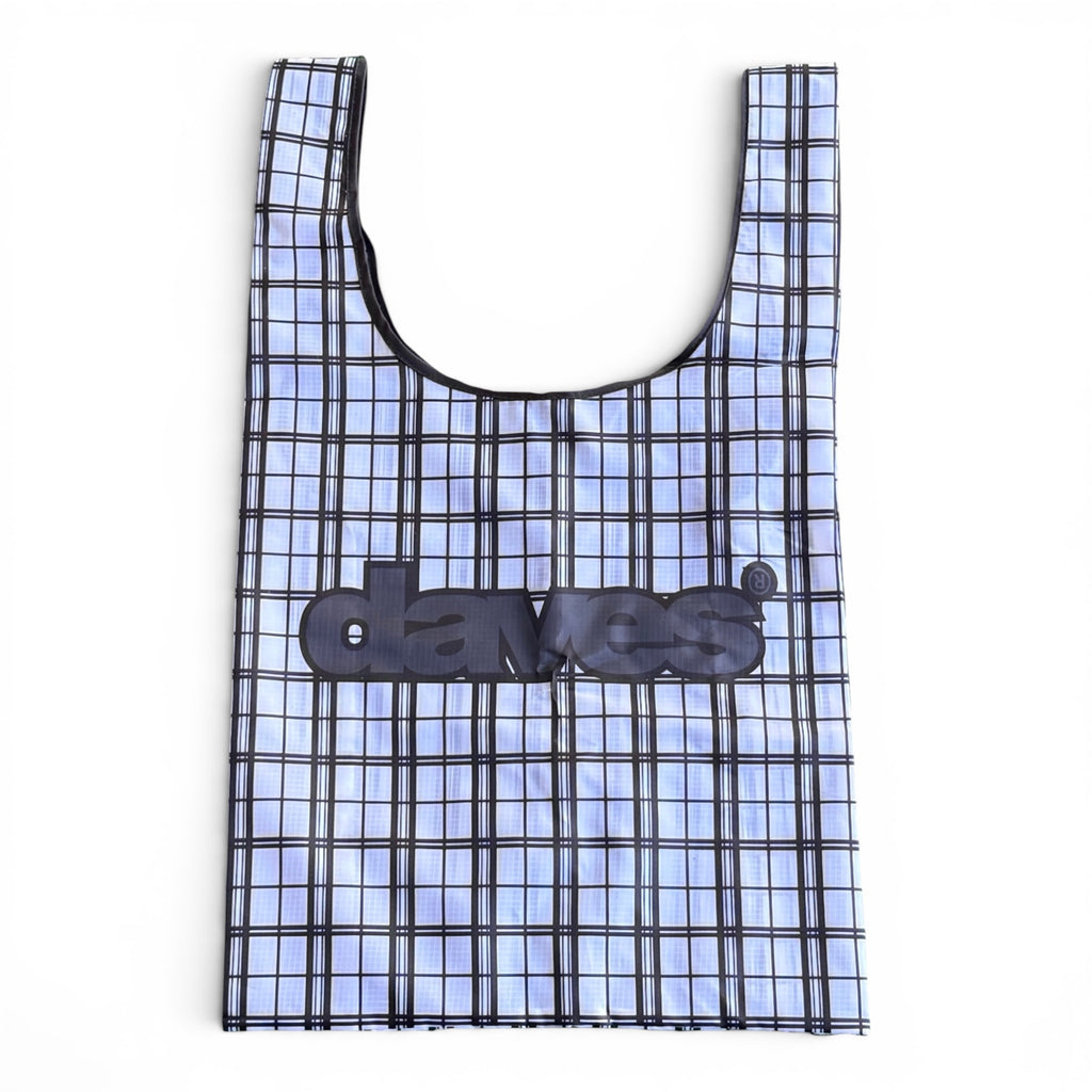 daves striped tote bag