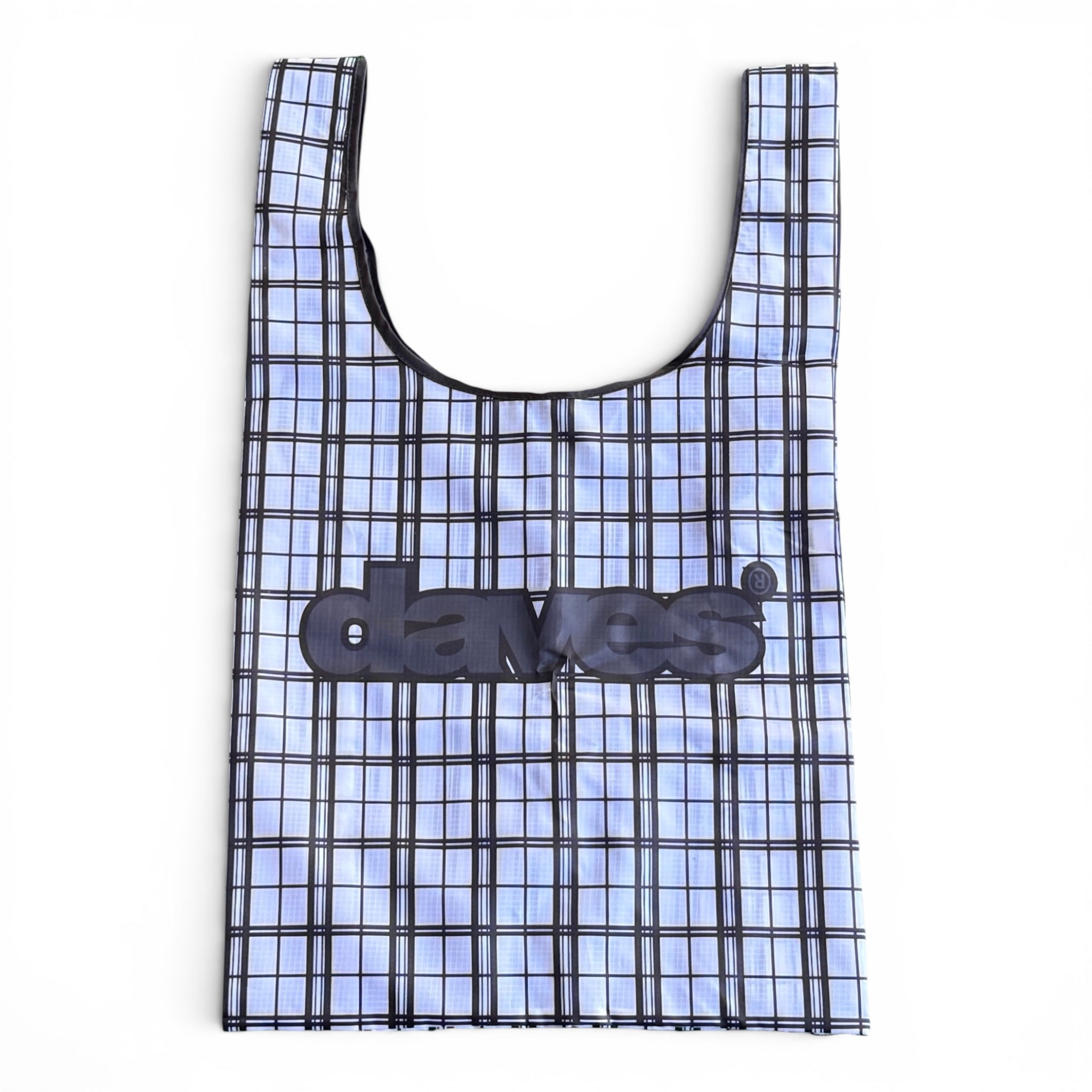 daves striped tote bag