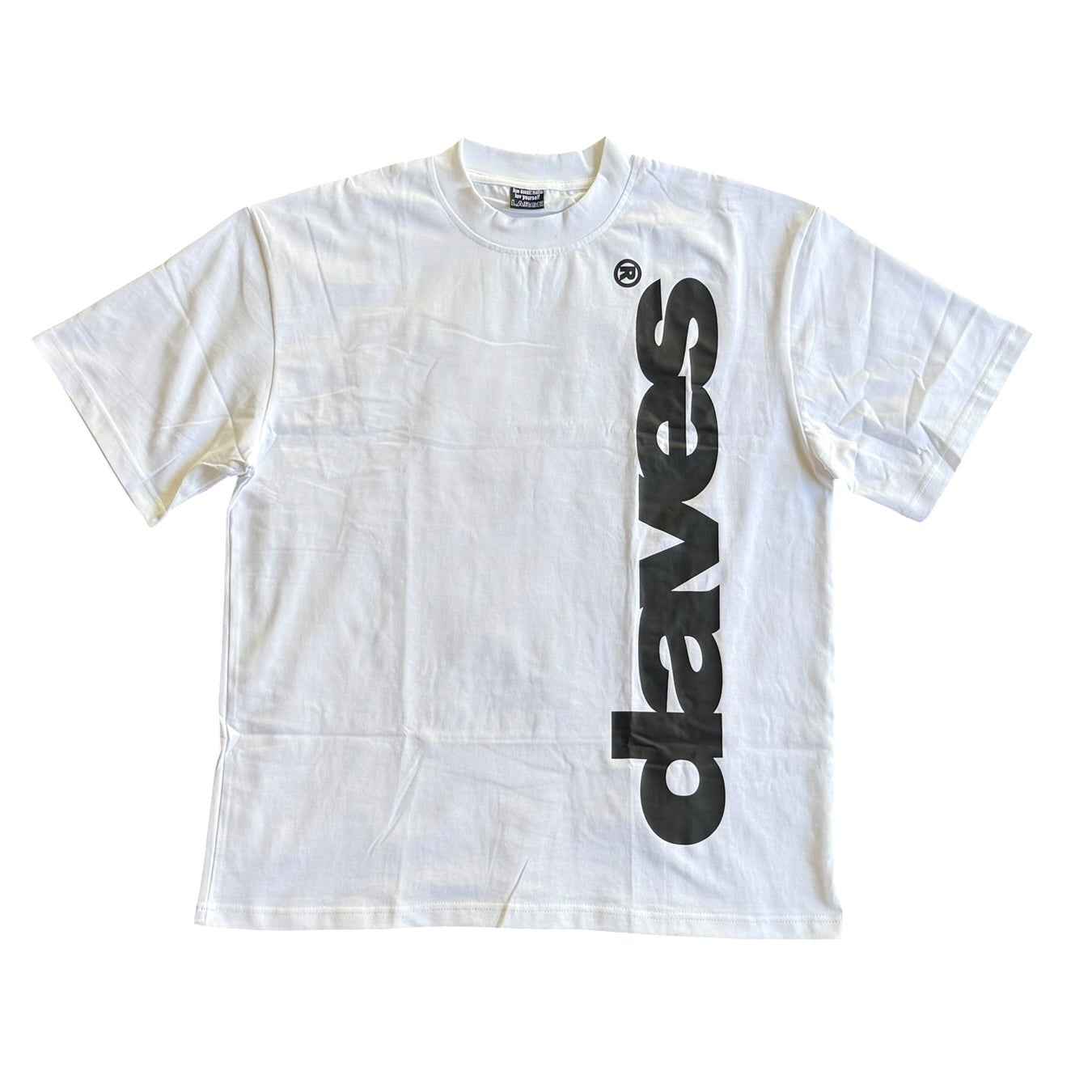 white daves vertical tee