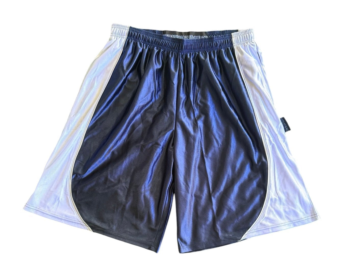 blue jersey shorts